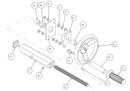 Section 03 Diagram and Parts List for MK-5009T 160646 MK Diamond Concrete Saw